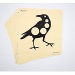 Flip Targets Crow Paper Targets 17cm x 17cm